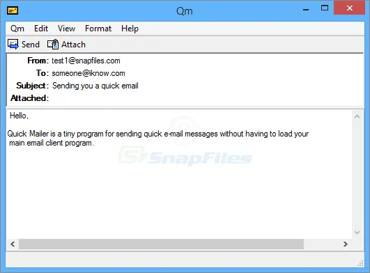 Qm - The Quick Mailer ภาพหน้าจอ 1