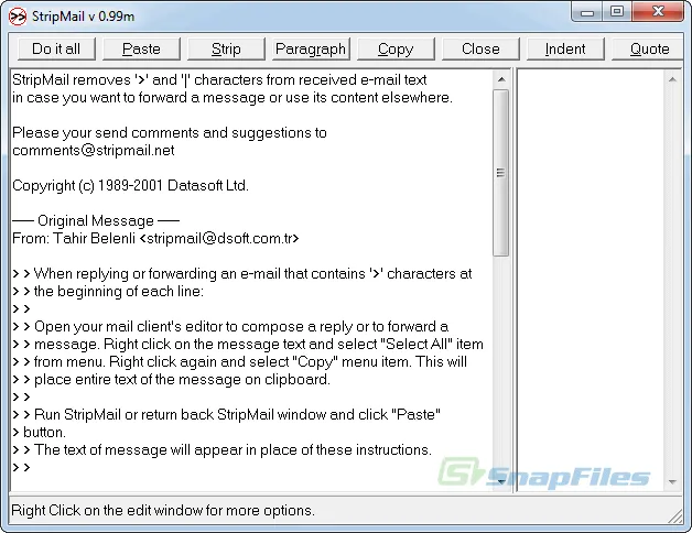 Stripmail ภาพหน้าจอ 1