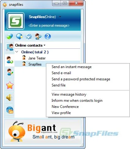 BigAnt Office Messenger ภาพหน้าจอ 1