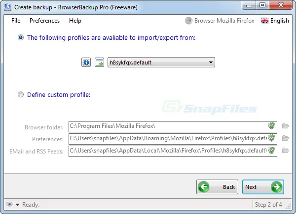 BrowserBackup Pro ภาพหน้าจอ 2