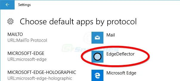 EdgeDeflector ภาพหน้าจอ 2