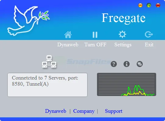 Freegate ภาพหน้าจอ 1