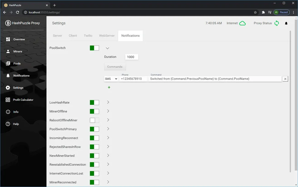 HashPuzzle Proxy ภาพหน้าจอ 2