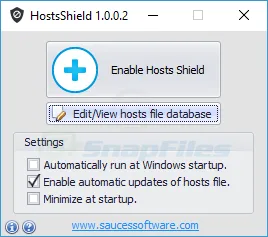 HostsShield ภาพหน้าจอ 1