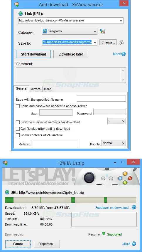 Internet Download Accelerator Free ภาพหน้าจอ 2