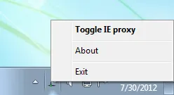 IE Proxy Toggle ภาพหน้าจอ 1