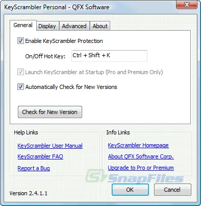 KeyScrambler Personal ภาพหน้าจอ 2