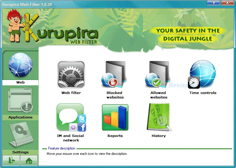 Kurupira Web Filter ภาพหน้าจอ 1