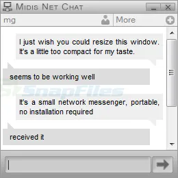 Midis Net Chat ภาพหน้าจอ 1