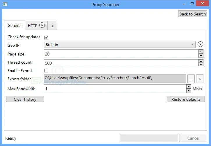 Burds Proxy Searcher ภาพหน้าจอ 2