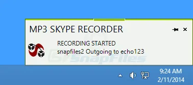 MP3 Skype Recorder ภาพหน้าจอ 2