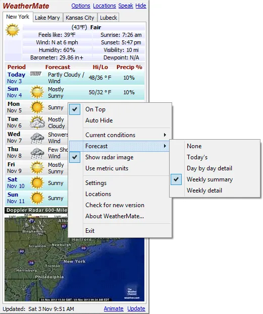 WeatherMate ภาพหน้าจอ 2