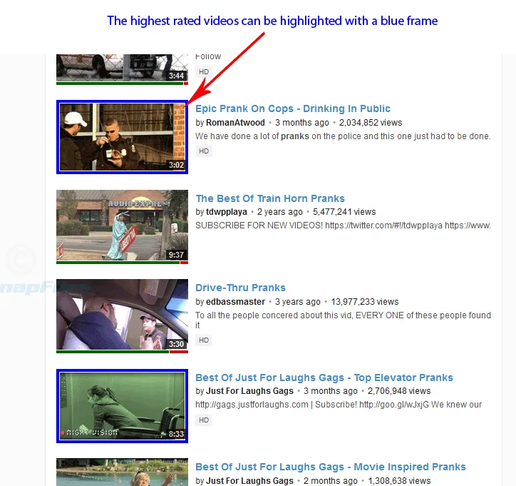 YouTube Ratings Preview ภาพหน้าจอ 2