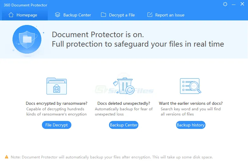 360 Document Protector ภาพหน้าจอ 1