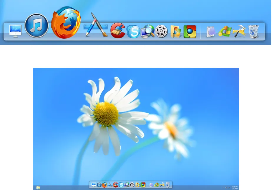 RocketDock ภาพหน้าจอ 1