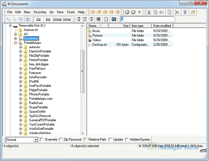 A43 File Management Utility ภาพหน้าจอ 1