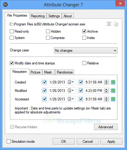 Attribute Changer ภาพหน้าจอ 1