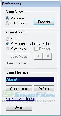 Alarm ภาพหน้าจอ 2