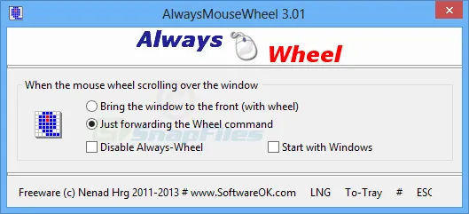 AlwaysMouseWheel ภาพหน้าจอ 1