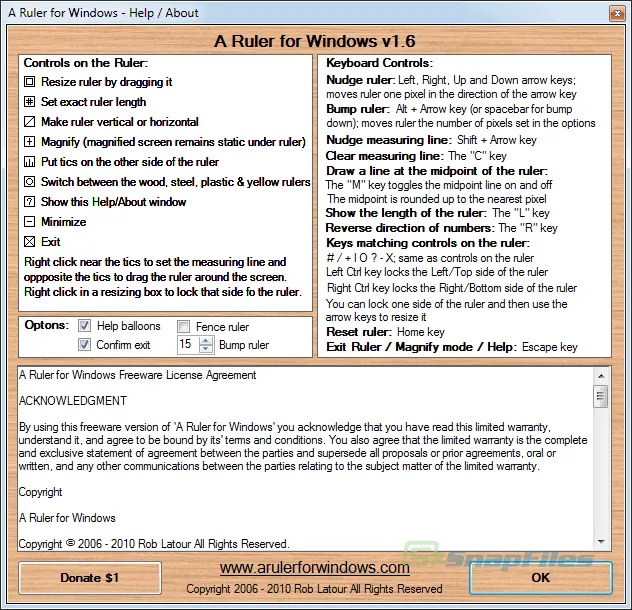 A Ruler for Windows ภาพหน้าจอ 2
