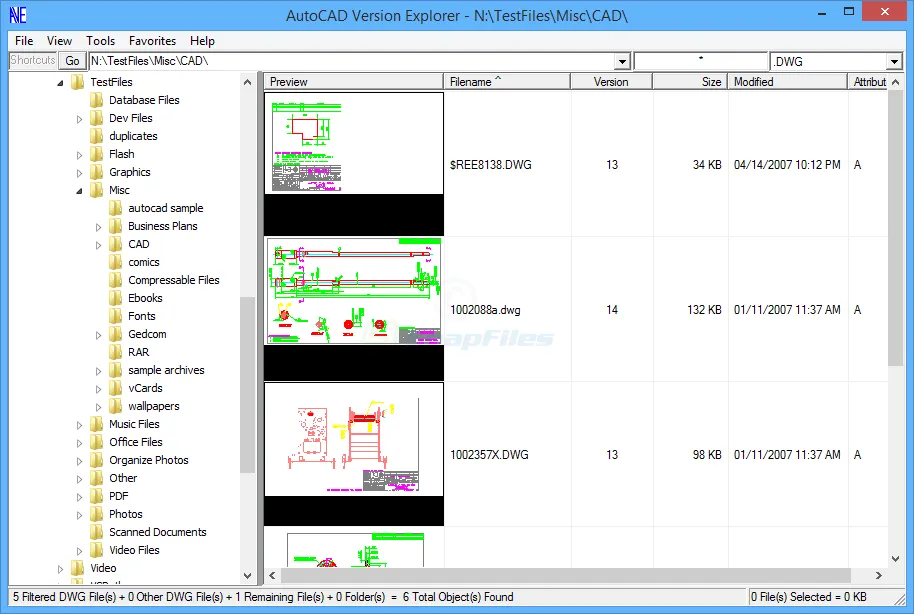 AutoCAD Version Explorer ภาพหน้าจอ 1