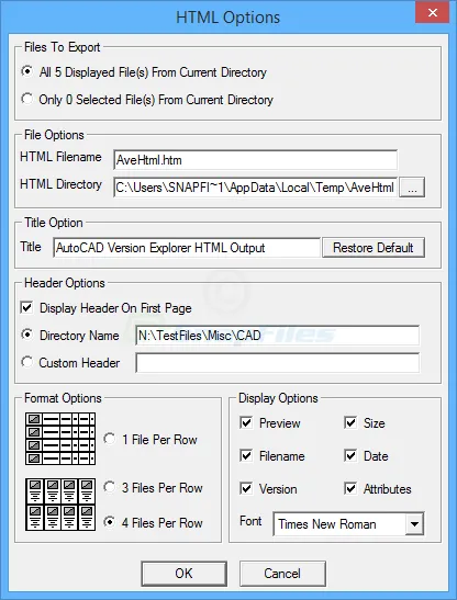 AutoCAD Version Explorer ภาพหน้าจอ 2