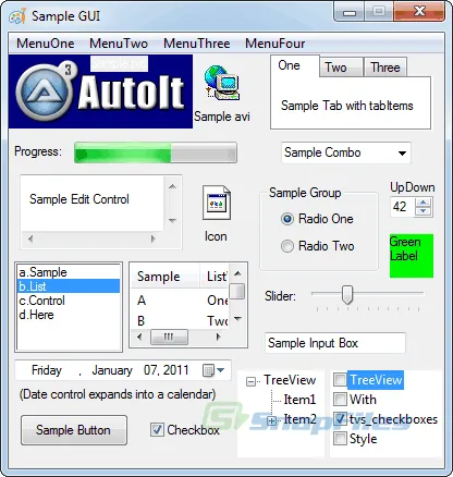 AutoIt ภาพหน้าจอ 2