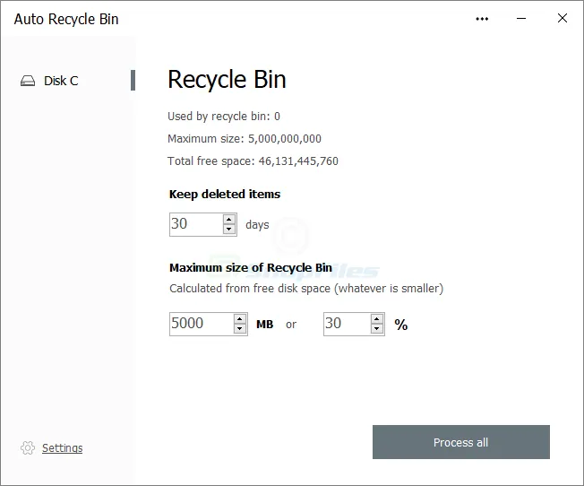 Auto Recycle Bin ภาพหน้าจอ 1