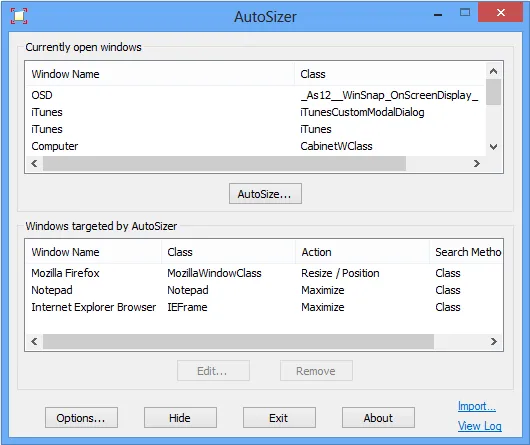 AutoSizer ภาพหน้าจอ 1