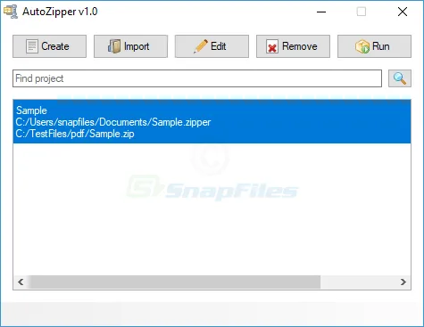 AutoZipper ภาพหน้าจอ 2