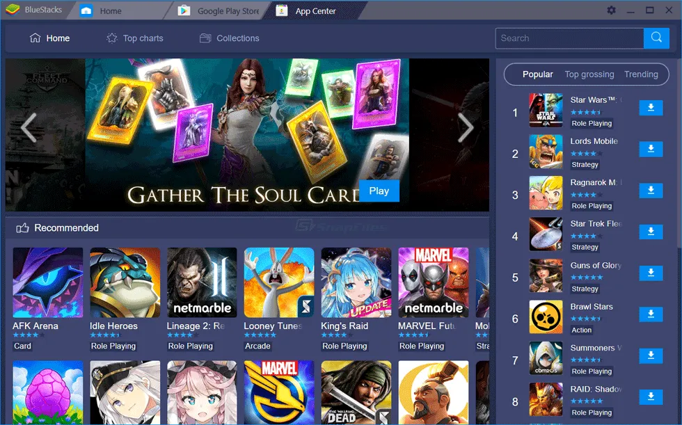 BlueStacks ภาพหน้าจอ 1