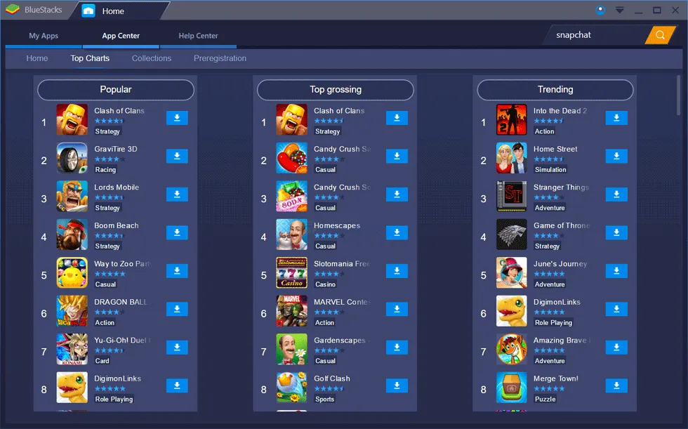 BlueStacks ภาพหน้าจอ 2