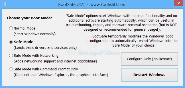 BootSafe ภาพหน้าจอ 1