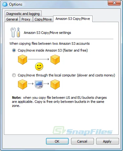 CloudBerry Explorer for Amazon S3 ภาพหน้าจอ 2