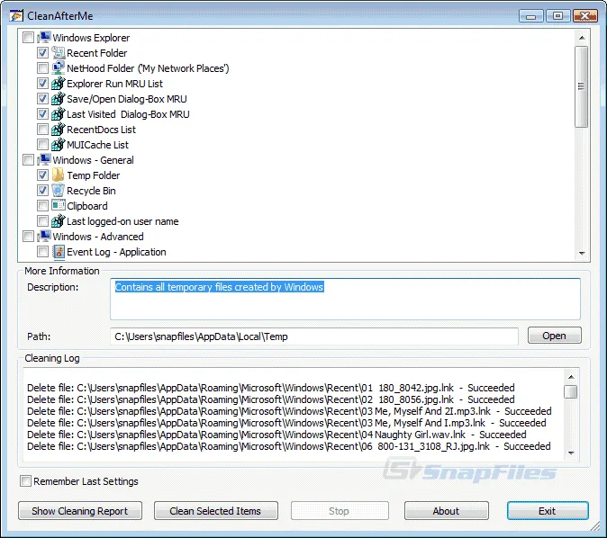 CleanAfterMe ภาพหน้าจอ 1