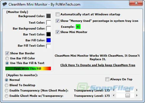 CleanMem ภาพหน้าจอ 2