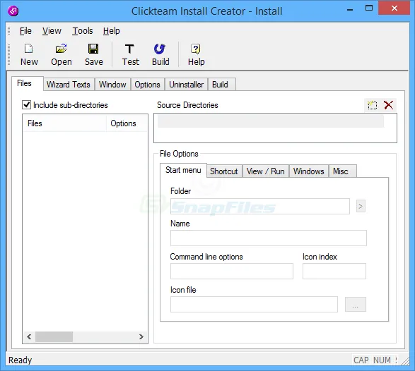 Clickteam Install Creator ภาพหน้าจอ 1