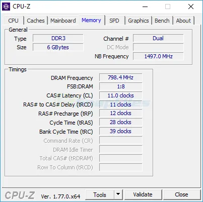 CPU-Z ภาพหน้าจอ 2