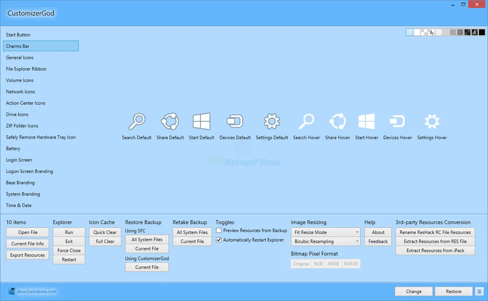 CustomizerGod ภาพหน้าจอ 1