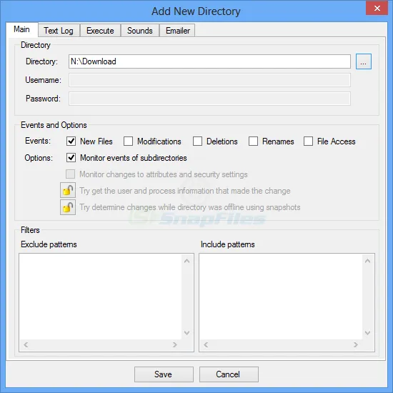 Directory Monitor ภาพหน้าจอ 2