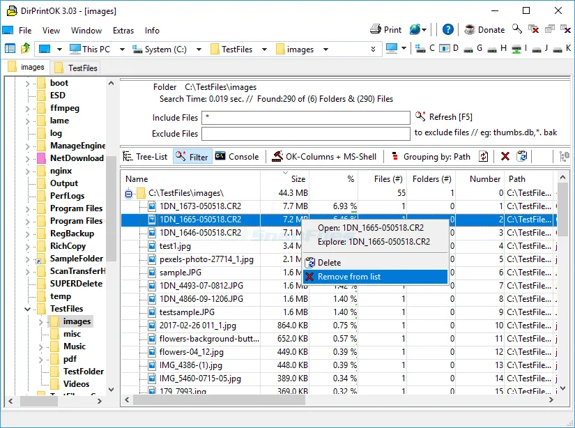 DirPrintOK ภาพหน้าจอ 1