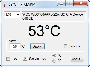 DiskAlarm ภาพหน้าจอ 1