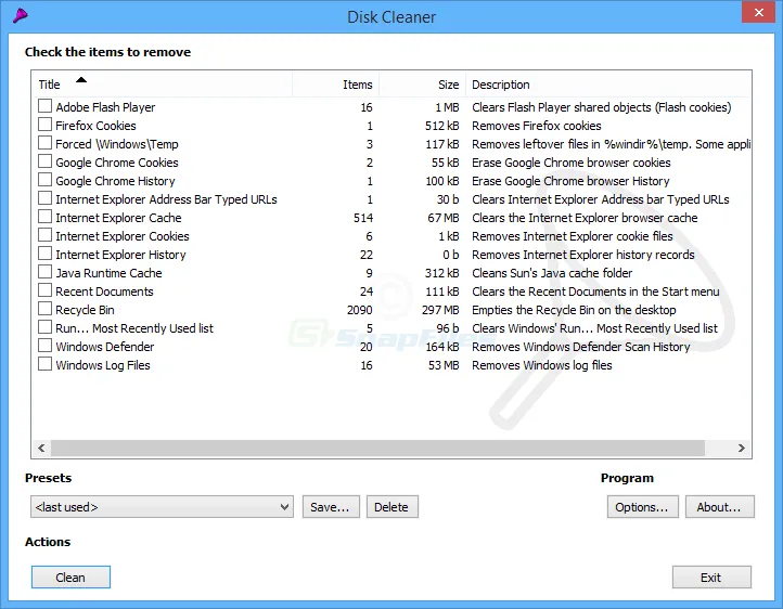 Disk Cleaner ภาพหน้าจอ 1