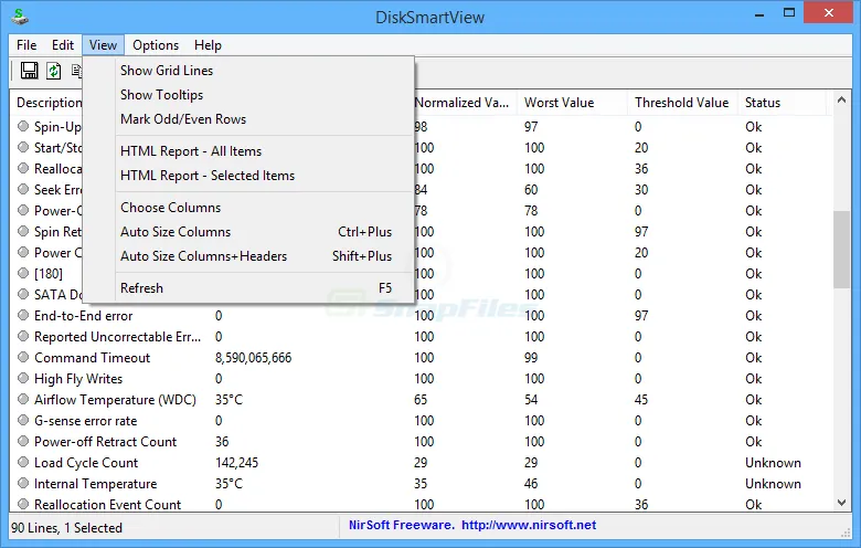 DiskSmartView ภาพหน้าจอ 2