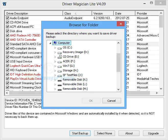 Driver Magician Lite ภาพหน้าจอ 2