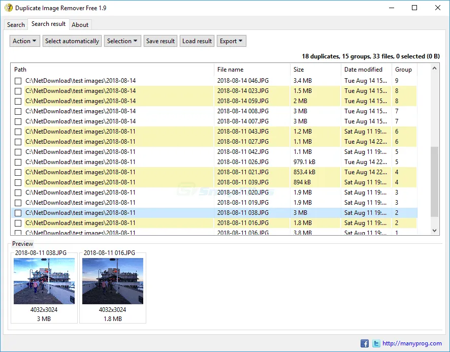 Duplicate Image Remover Free ภาพหน้าจอ 2