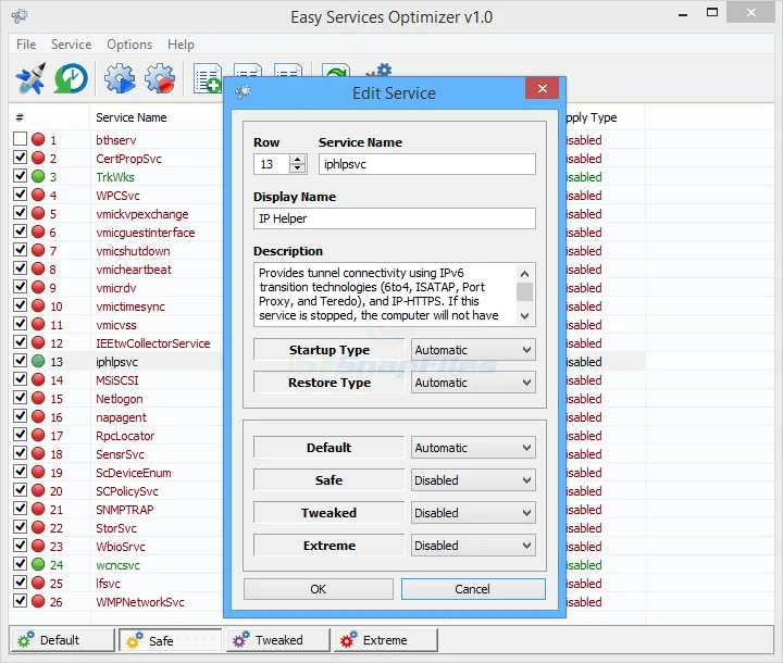 Easy Service Optimizer ภาพหน้าจอ 2