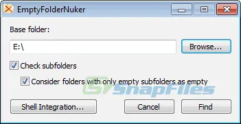 Empty Folder Nuker ภาพหน้าจอ 2