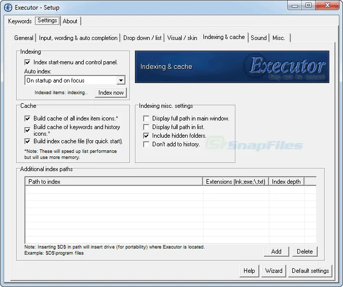 Executor ภาพหน้าจอ 2