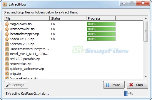 ExtractNow ภาพหน้าจอ 1